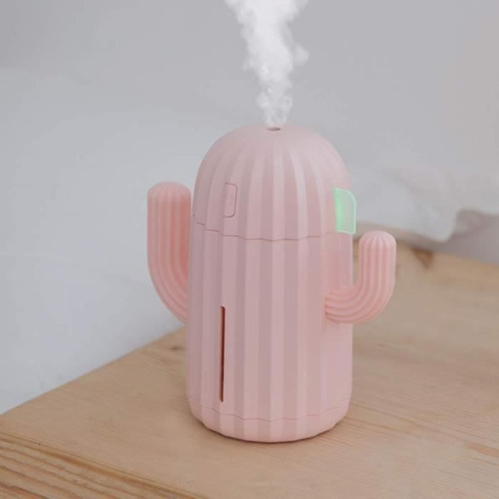 RUMOCOVO®Humidificateur-Mini Cactus-Silencieux-Purificateur dair USB-Voiture Spray Cactus-Rose Bonbon
