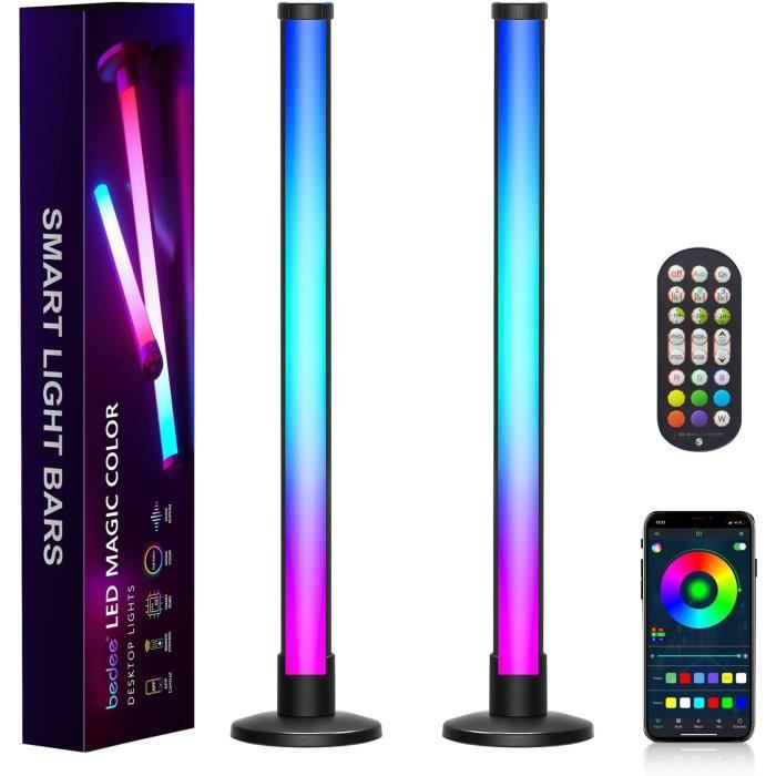 Euakee Lampe LED TV, Gaming Smart LED Lampe, RGB Avec Effets D