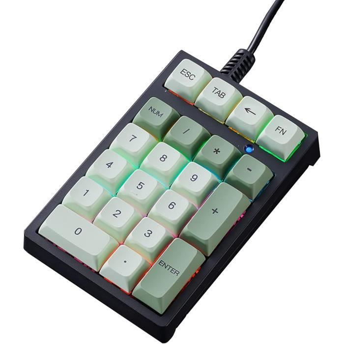 Clavier Gaming semi-mécanique USB étanche et rétroéclairé