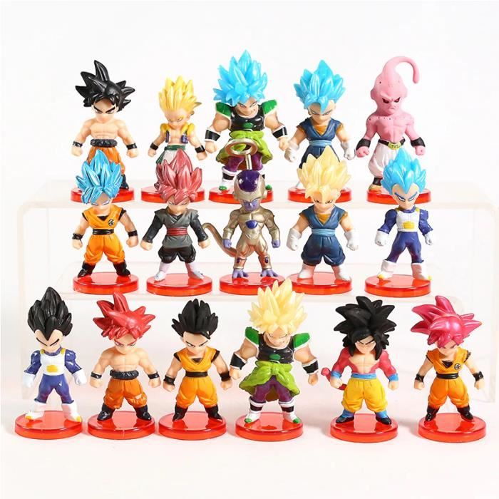 Pack de 16 figurines Dragon Ball Z SEBTHOM Modèle Dragon Ball Z Rouge Jouet Intérieur