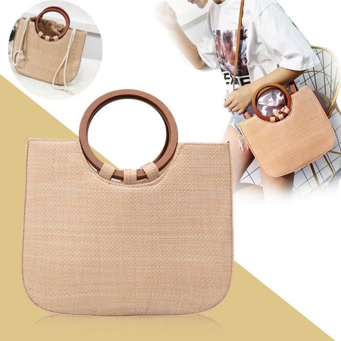 Sac rond en bois online