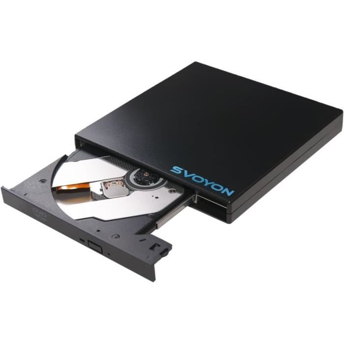 Lecteur Dvd-Cd Externe Slim Usb 2.0 Pour Ordinateur-Ordinateur  Portable-Ultrabook[H672] - Cdiscount Informatique