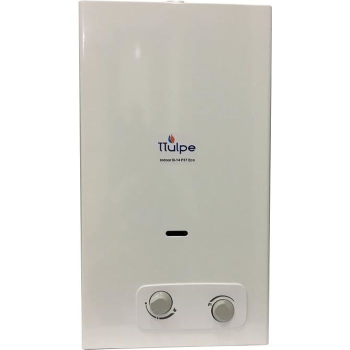 TTulpe® Indoor B11 P37 Eco chauffe-eau à gaz propane/butane, instantané, à modulation, pour installation à l'intérieur