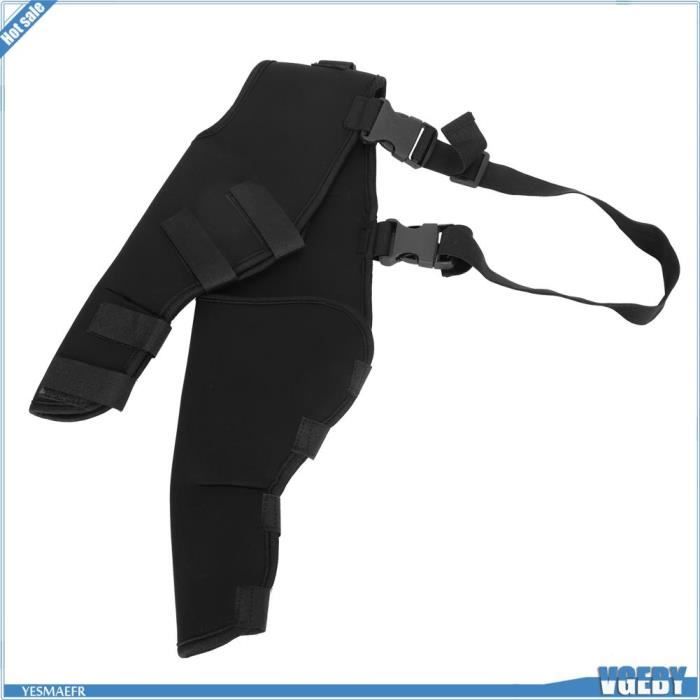 Comparer les prix de Protège jambes arrière pour chien - VGEBY - genou élastique ajustable - Noir - Chien