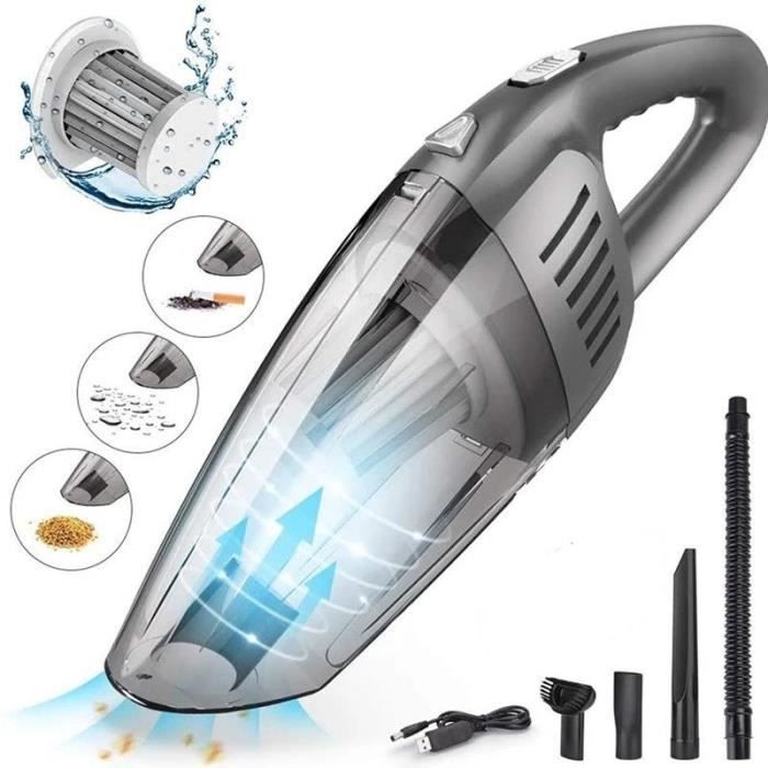 Aspirateur à Main Sans Fil 7000Pa Aspirateur Voiture Puissant Silencieux  2600mAh pour Poils d'animaux Cuisine Bureau Voiture - Cdiscount  Electroménager