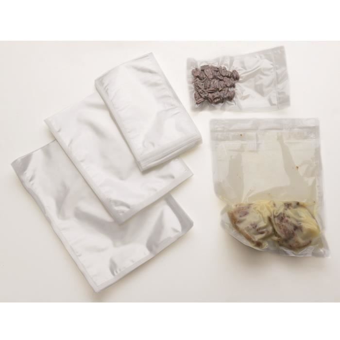 100 Sacs plastique SOUS VIDE standard 25 x 35 cm