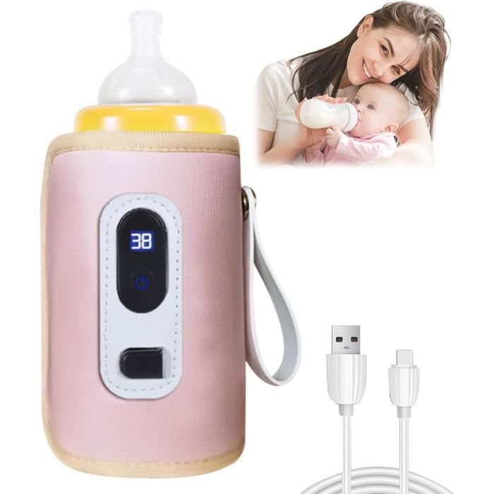 Chauffe-biberon Portable Rechargeable - 6 Températures Réglables, écran LCD, Batterie 5600 MAh - Pour Maison Et Voyages