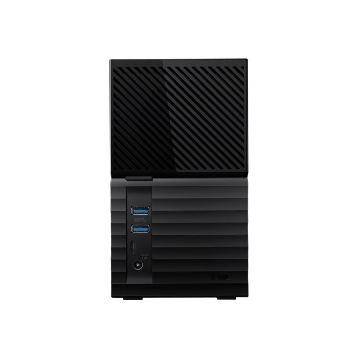 Disque dur externe 35 WD My Book Duo WDBFBE0240JBK-EESN 24 TB noir USB-C™ USB 3.1 USB 3.0