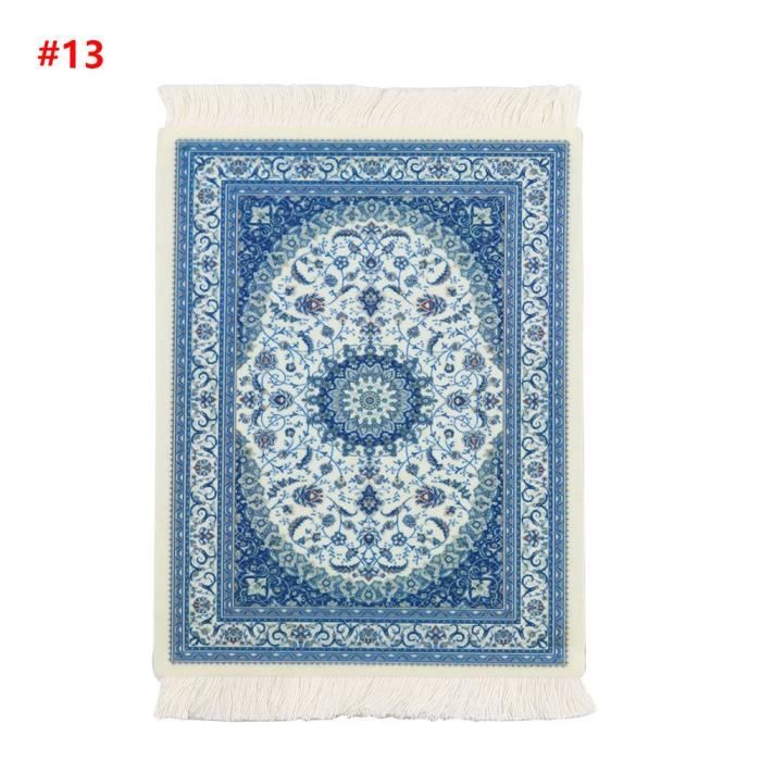 Lot De 4 Tapis De Souris Orientaux – Design Turc Velours – Accessoire Bureau Décoratif Et Pratique - 8