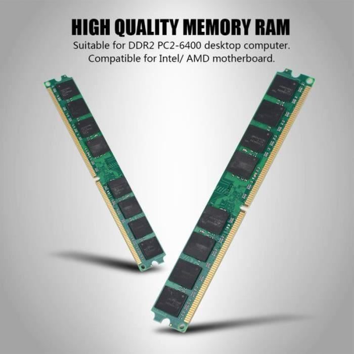 Mémoire RAM DDR2 2Go 667/800MHz DIMM 240 Broches - Occasion Vendue à L'unité