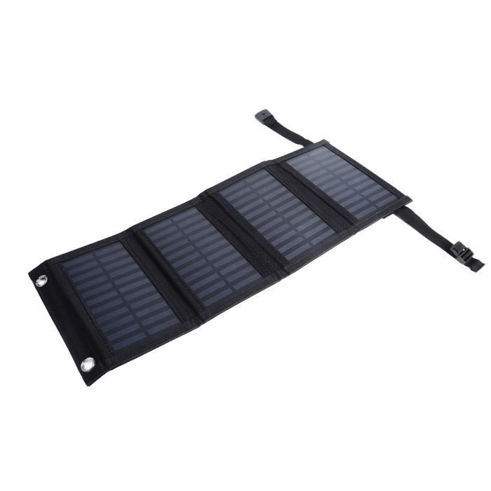 Zerone chargeur portatif solaire Chargeur de panneau solaire 20W 5.5V Chargeur solaire de sortie de puissance portable pliable pour