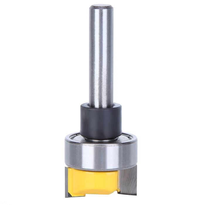 Fraise De Nettoyage Carbure YG6X 25.4mm – Fraise à Tige 6mm Pour Routeur, Outil Pro Planage Rainurage Bois MDF Contreplaqué