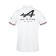 Polo à manches courtes Le Coq Sportif Alpine F1 2021/22 - blanc - S-1