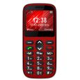Téléphone Portable sénior Telefunken S420 rouge-1