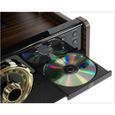 Platine Vinyle VICTROLA EMPIRE - 6 en 1 - Expresso - Radio, Cassette, CD, Bluetooth - Noir-1