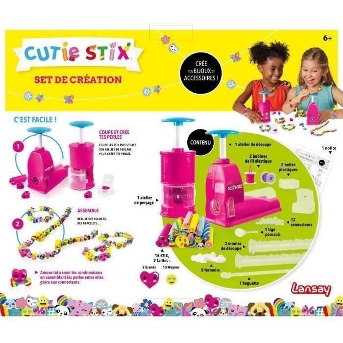 Kits de loisirs créatifs Lansay- Cutie stix Recharge Cool, 33109 54376 -  Cdiscount Jeux - Jouets