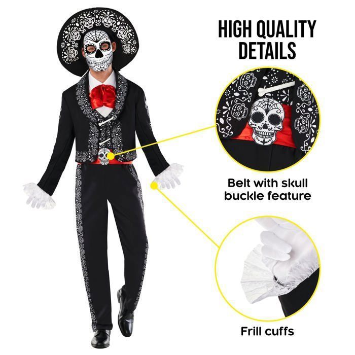 Déguisement Dia de los Muertos