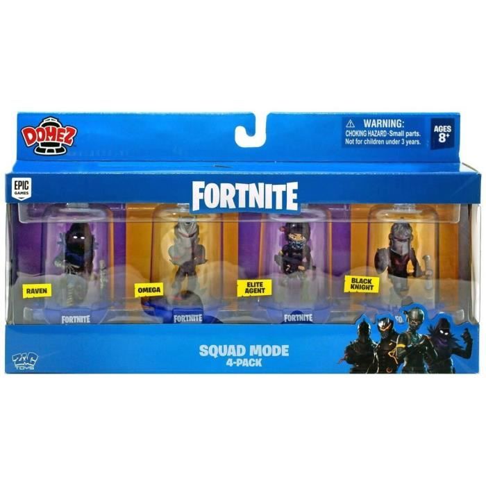 Figurine Domez Fortnite Pack De 4 Personnages Micromania Zing