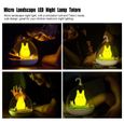 Rechargeable LED Totoro lampe micro - paysage veilleuse capteur tactile petit enfant chambre dormir l'éclairage Art Decor-2