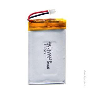Lot De 3 Piles Rechargeables Li-ion 3,7V 2600mAh Avec Connecteur XH2.54 - Pour Lampe Torche, Jouet, Projet DIY
