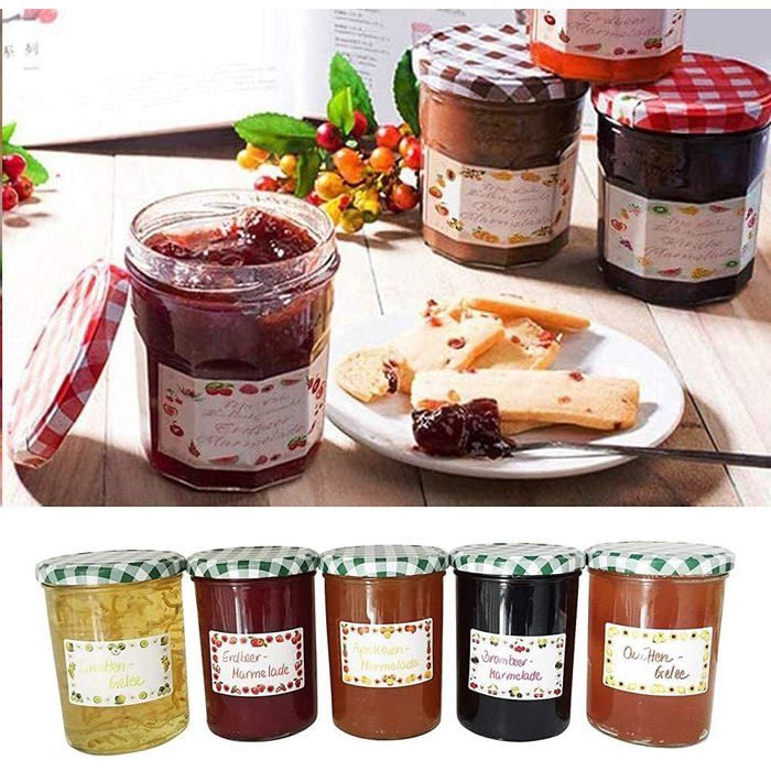 Étiquette Tableau Noir,Étiquettes Autocollantes Bocaux,Étiquette Bocaux