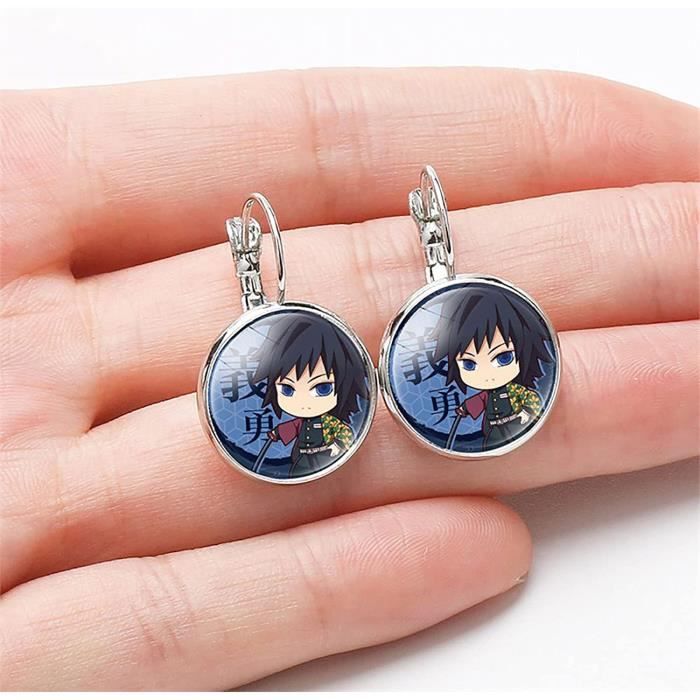 Boucles D'Oreilles Pendantes Personnages Dessin Animé - Alliage Hypoallergénique - Cadeau Mignon Pour Fans D'Anime - 2