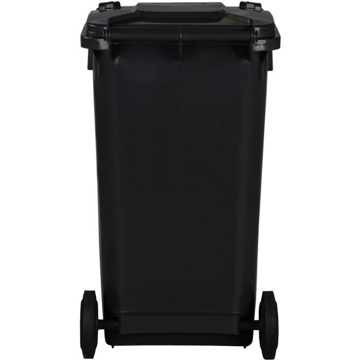 Poubelle 120L Jaune à roulettes avec roues en caoutchouc pleines pour les  déchets et le recyclage Tri Selectif garage Haut - Cdiscount Maison
