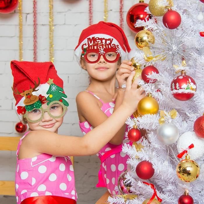 2 Serre-Têtes De Rennes Lumineux LED - Accessoires De Noël Pour Enfants Adultes | Déguisement Fête Photos Noël