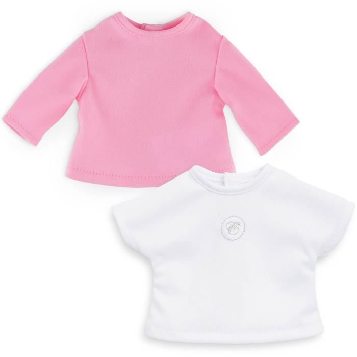 Heless T-Shirt für Puppen, weiß, 28-33cm - Spielzeug Heller