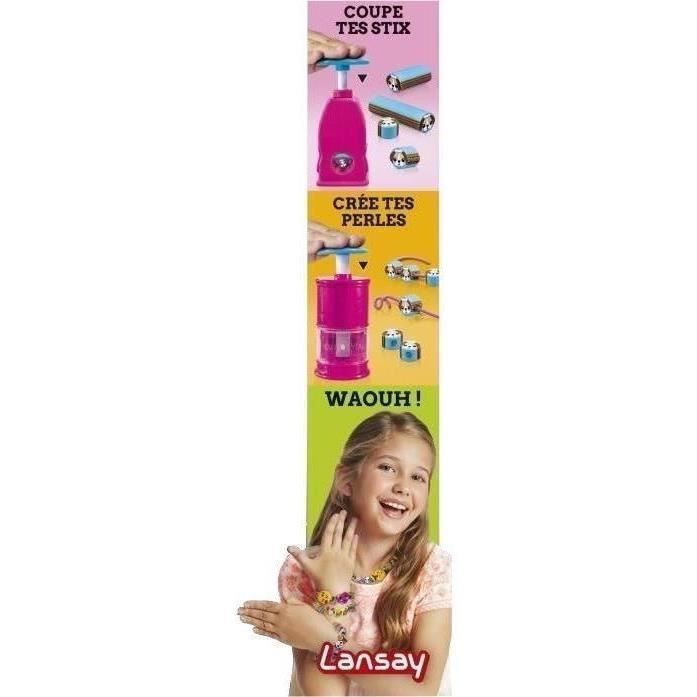 Cutie Stix Lansay Original - Kit Création Bracelets pour Enfants dès 6 Ans - Fabrication Bijoux Cutie Stix Lansay Original - Kit Création Bracelets pour Enfants dès 6 Ans - Fabrication Bijoux