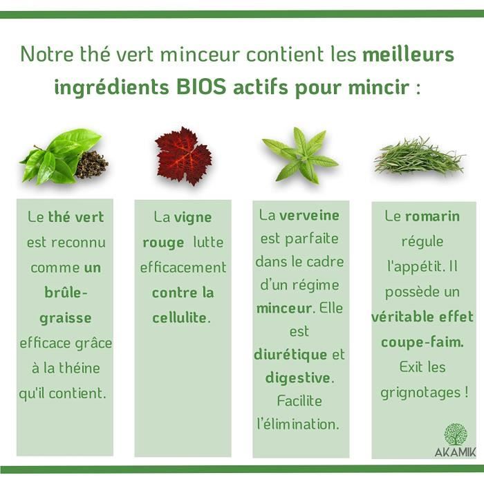 The Et Infusion - Minceur Bio Detox Thé Vert Brûleur Graisses