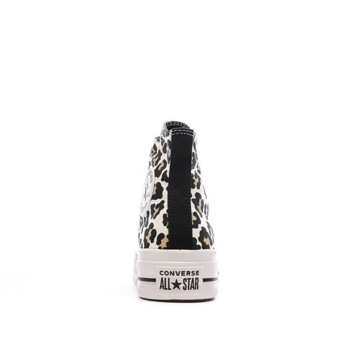 Converse blanche plateforme Cdiscount