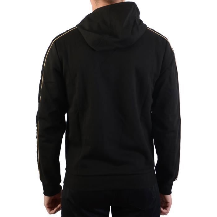 Sweat LOTTO Athletica Classic IV Homme Noir Capuche