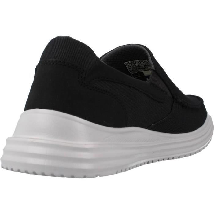 Basket Homme SKECHERS 136732 Noir Doublure et Exterieur Textile Semelle Gomme Noir Cdiscount Chaussures