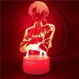 3D Illusion Lampe Led Veilleuse G&eacute;ante Attaque Anime Attaque Sur Titan Chambre D&eacute;cor Cool Enfant Enfant Cadeau AM5261-3