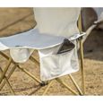 CONFO® Chaise pliante extérieure pique-nique chaise portable auto-conduite camping chaise d'extérieur en alliage d'aluminium-3