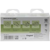 Presa Doppia Elettrica Legrand Celiane | 16A 3680W Con Messa A Terra | Colore Grafite | Per Installazione A Incasso - 6