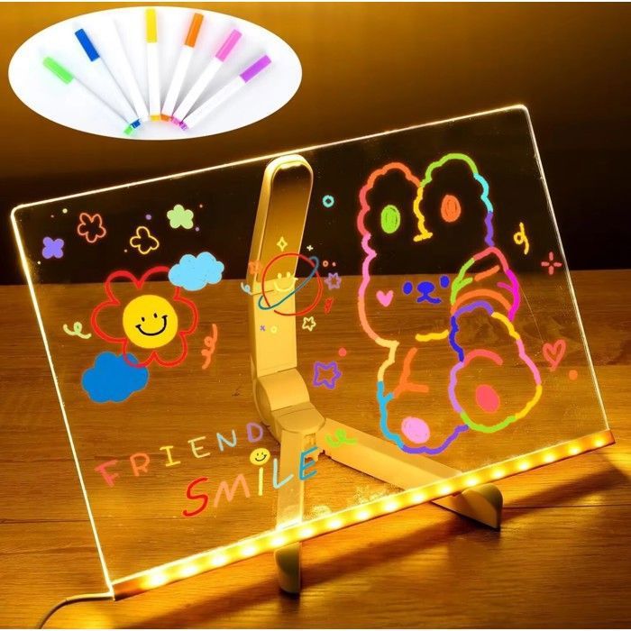 Kit machine à dessiner Lumi Board + cofet de coloriage 50 pièces – Maped ance