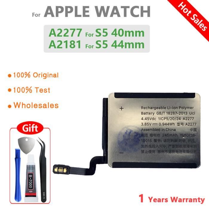S3 38mm GPS Batterie De Remplacement Pour Apple Watch S rie 1 2
