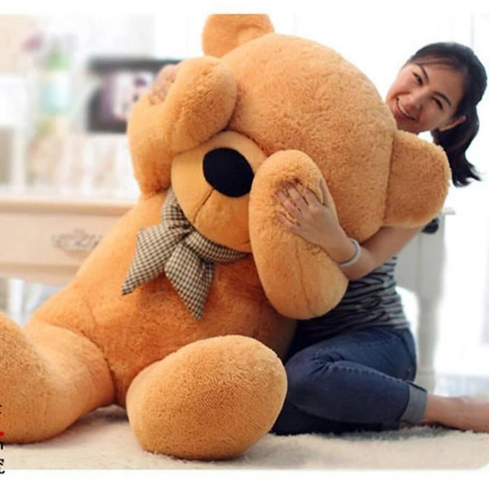 Ours en peluche online géant 180 cm
