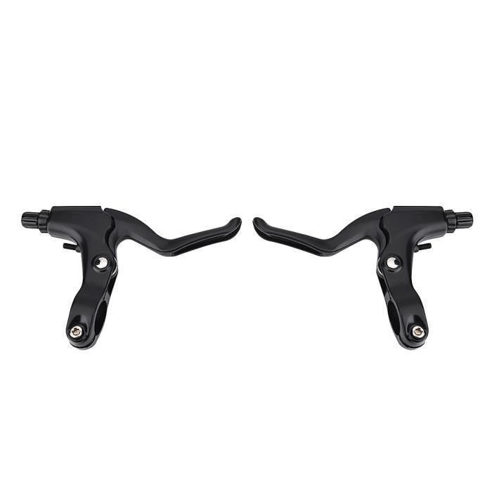 Paire De Leviers De Frein Pour Vélo électrique - Alliage Alu étanche - Poignées Coupure Moteur Pour Scooter électrique - Noir