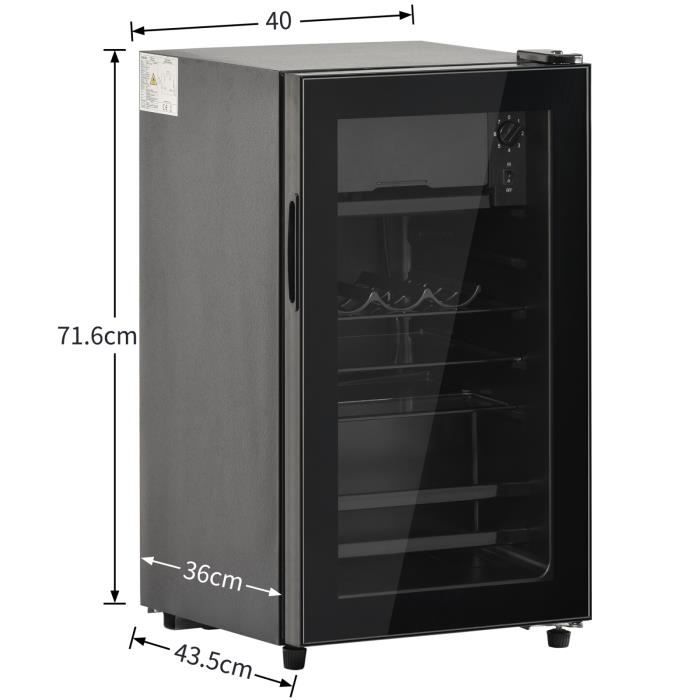 Klarstein Beersafe M Mini Frigo de Chambre pour Boissons, Petit Frigo