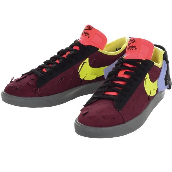 Chaussures NIKE Blazer Low Acrnm Cerise Noir Homme Adulte