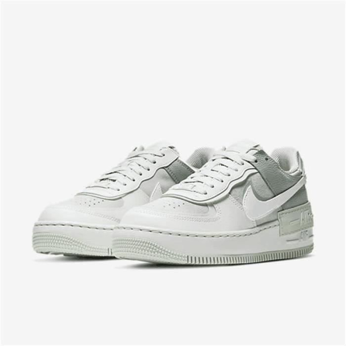 BASKET Air Force 1 Shadow Pistachio Frost Low Fille Femme Chaussures AF1 Air Force One Baskets Blanche et Vert Pas Cher Or Cdiscount Chaussures