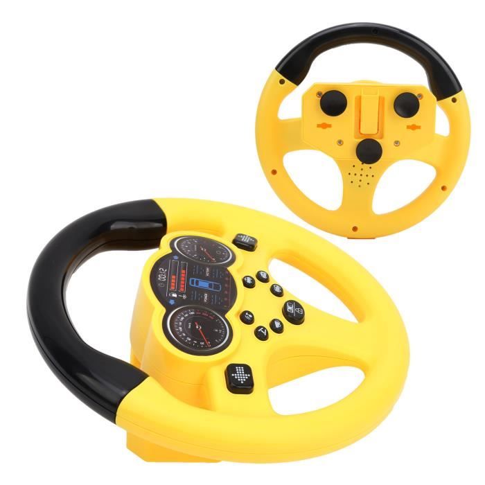 Volant Électronique Jouet Enfant - Simulateur Conduite Avec Sons Réalistes