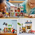 LEGO® 31131 Creator 3-en-1 Le Magasin de Nouille du Centre-Ville, Jouet Transformable en Magasin, en Kiosque ou en Salle d’Arcade-4