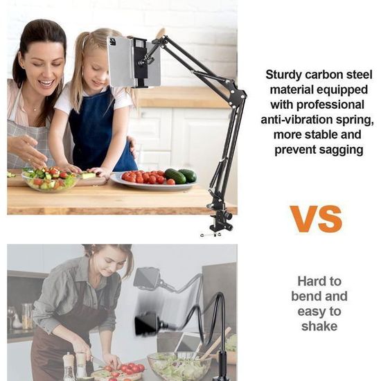 UGREEN Support Tablette Bureau Hauteur Réglable Porte Tablette