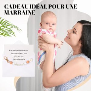 Body Bébé Naissance 100% Coton Blanc – « Tu Vas être Une Super Tata » – Idée Cadeau Fille Marraine, Annonce Grossesse, Noël Ou Anniversaire