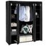 Laras Armoire Penderie Tissu 45 X 150 X175 Cm Noire Achat
