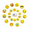Byrad Wafer Papier Comestible Emoji Petit Gateau Topper Fete D